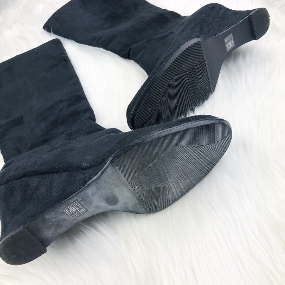 Black Suede Boots - Picture 2 of 8